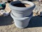 (2) Plastic Planting Pots