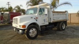 2001 International 4700 S/A Dump Truck,