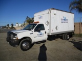 2002 Ford F550 S/A Box Truck,