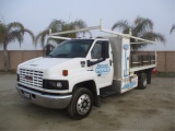 2003 GMC C5500 S/A Flatbed Dump Truck,