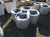 (16) Misc Sized Fiberglass Pots