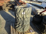 (3) Equipment Rims & Tires