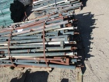 Lot Of Scaffolding Guard Rail Posts W/Locks