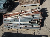 Lot Of Scaffolding Guard Rail Posts W/Locks