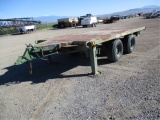 Utility 5-Ton T/A Flatbed Trailer,