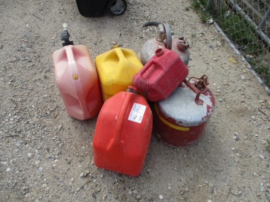 Lot Of Gasoline Containers