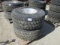 (2) Michelin 445/65R 22.5 Tires & Alcoa Rims