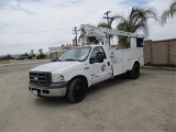 2005 Ford F350 XL SD S/A Bucket Truck,