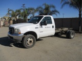 2003 Ford F450 S/A Cab & Chassis,