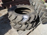 (2) Unused 12.4-24 & 11-24 Ag Tractor Tires,