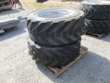 (2) 445/50D Equipment Tires & Rims