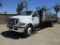 2005 Ford F650 S/A Flatbed Stakebed Truck,