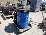 Graco Fire Ball Grease Pump W/Barrel & Hose Reel