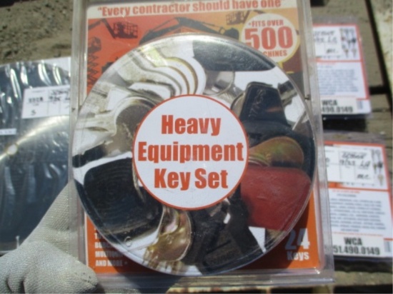 New Unused Heavy Equipment 24-Key Set,