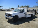 2004 Ford F550 SD S/A Flatbed Truck,