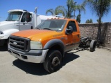 2007 Ford F550 S/A Cab & Chassis,
