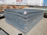 Lot Of 6' x 10' Temp Chain Link Fence Panels,