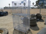 (2) Metal Screen Bins