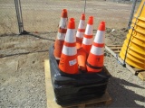 Lot Of PVC Safety Cones