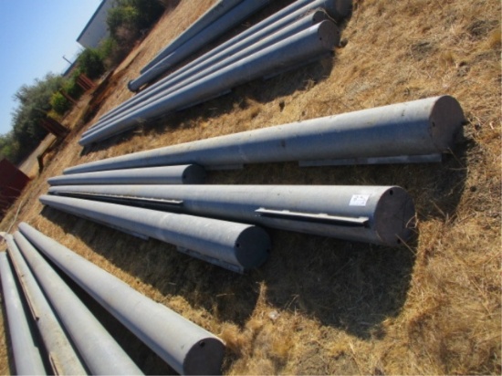 (4) 10 1/2" x 40' Galvanized Pipes