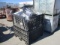 Plastic Bin W/Fork Holes & Fold Down Walls,