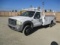 2005 Ford F450 XL S/A Flatbed Utility Truck,