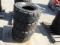 (4) New Unused Anjie 27x10-12 Forklift Tires