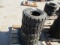 (4) New Unused Armortec 23x9-10 Forklift Tires