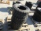 (4) New Unused Armortec 23x10-12 Forklift Tires