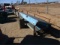 Lot Of (2) Roller Conveyor Beds & Conveyor Belt