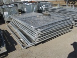 Lot Of (20) Chain Link Fence Sections