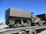 1942 White M2 Halftrack Military Car,