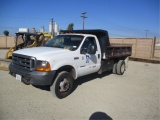 2000 Ford F550 S/A Dump Truck,