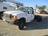 2000 Ford F550 XL SD S/A Cab & Chassis,