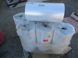 Pallet Of (8) Rolls Of Plastic Sheets