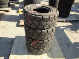 (4) New Unused Anjie 27x10-12 Forklift Tires