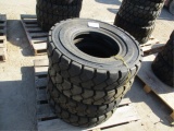 (4) New Unused Armortec 7.00-15 Forklift Tires