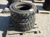 (4) New Unused Anjie 7.00-15 Forklift Tires,