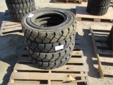 (4) New Unused Anjie 7.00-15 Forklift Tires,