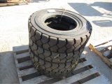 (4) New Unused Armortec 7.00-15 Forklift Tires