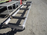 3' x 20' Aluminum Rolling Frame Table,