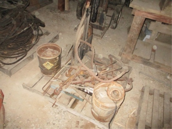 Lot Of Banding Reel Machine, Steel Cable,