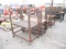 Lot Of (4) Metal Rolling Carts