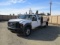 2008 Ford F450 S/A Crew-Cab Utility Flatbed Truck,