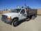 2001 Ford F450 Flatbed Stake Bed Truck,