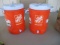 (2) Rubbermaid Water Jugs