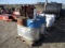 (4) Hose Reel & Hoses & (4) Barrels Of Product,