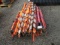 Lot Of Misc Construction Roll-Up Signs & Stands