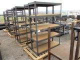 Lot Of (2) Metal Storage Racks