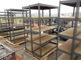 Lot Of (2) Metal Storage Racks